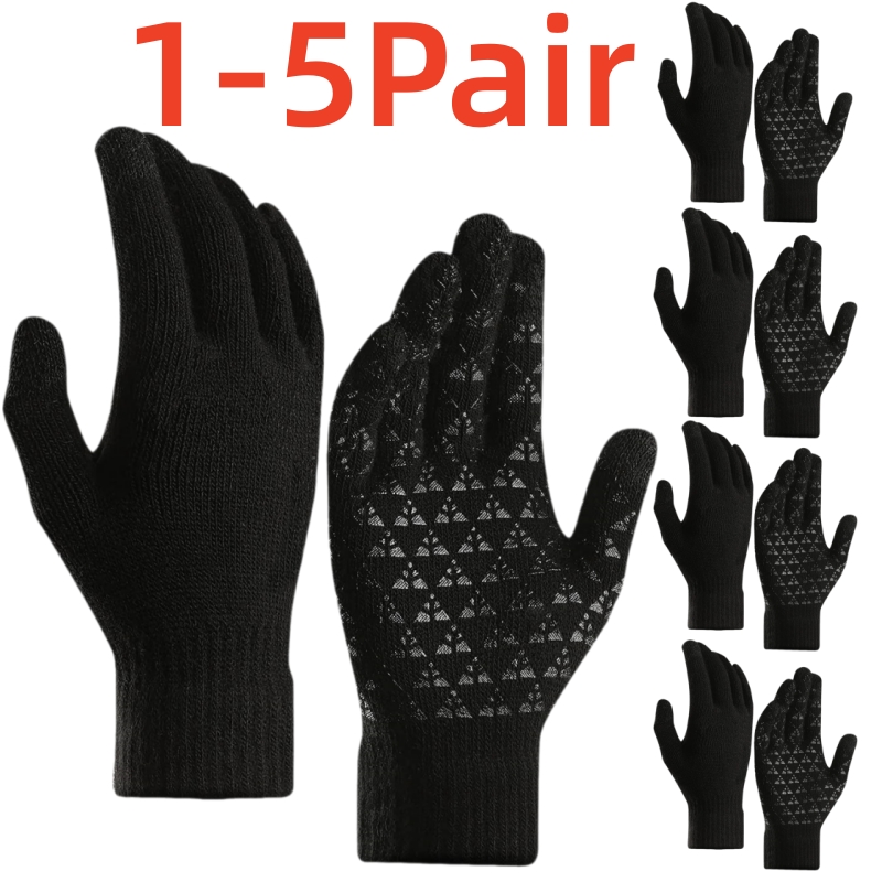 Magic Touch Glove - 1-5Pairs 겨울 야외 스포츠 러닝 장갑