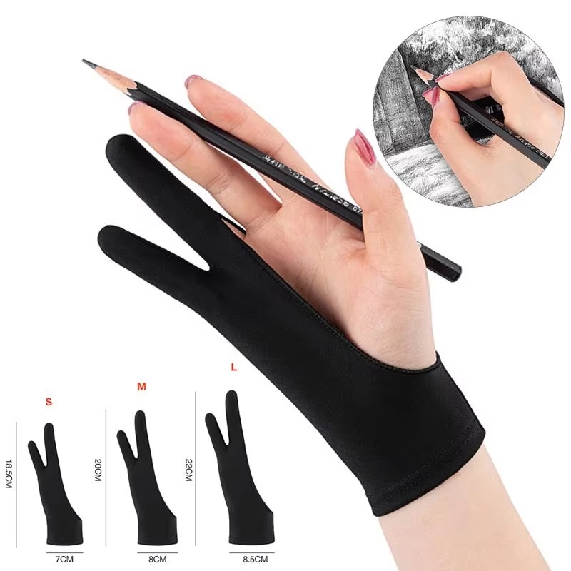 Touchscreen Glove Capacitive - S/M/L 두 손가락 그리기 장갑 아이패드