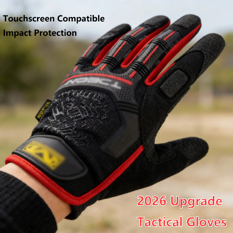 Work Glove Impact - 2026 새로운 야외용 풀핑거 전술 장갑