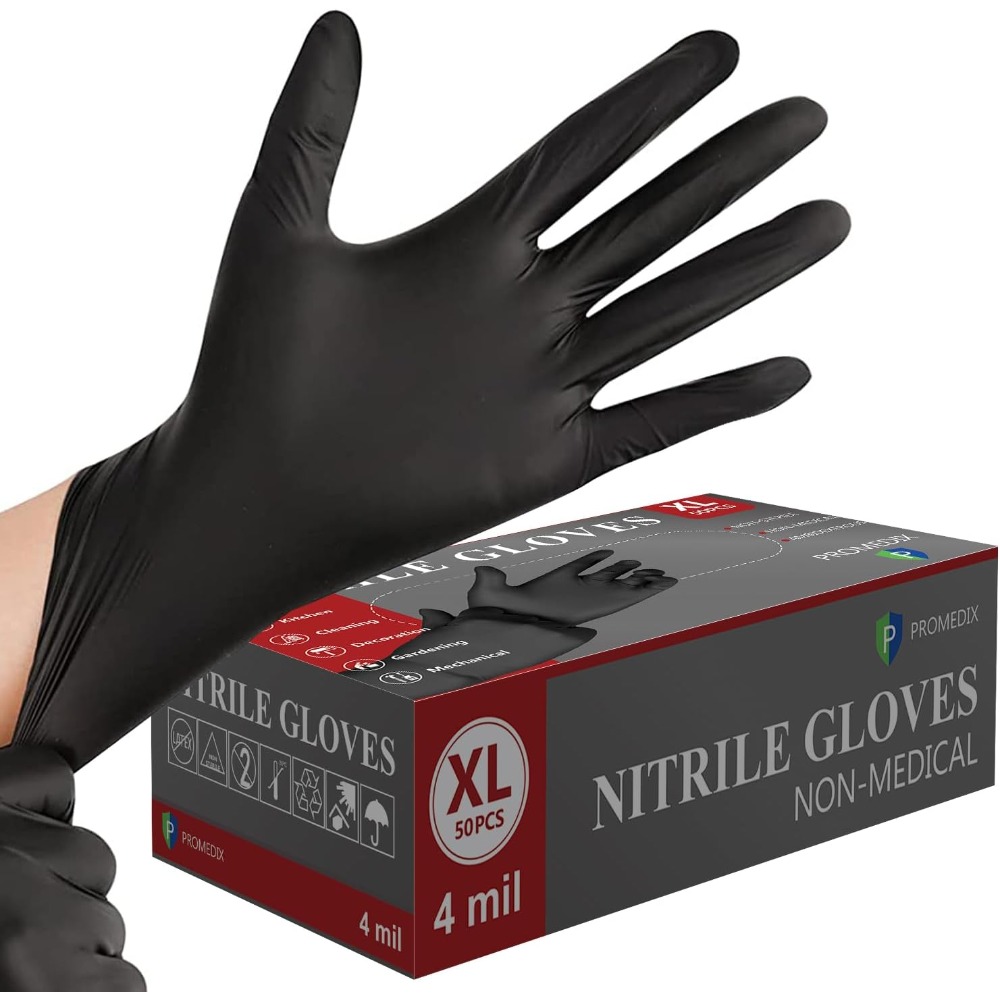 Exam Glove Nitrile - 니트릴 일회용 장갑 4mil 100개입 라텍스