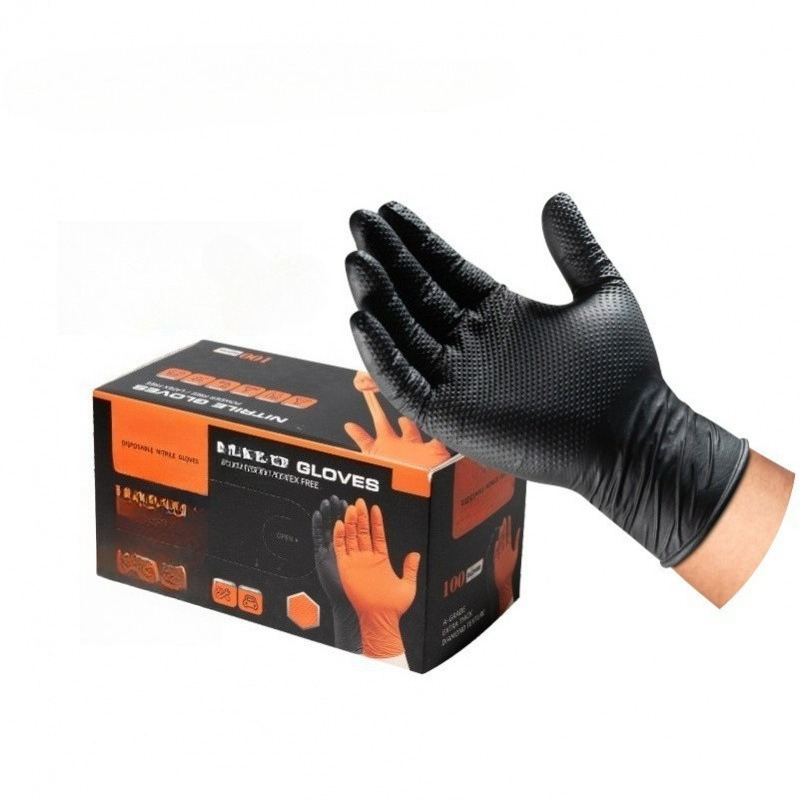Nitrile Mechanic Glove - 헤비 듀티 다이아몬드 패턴 니트릴 장갑