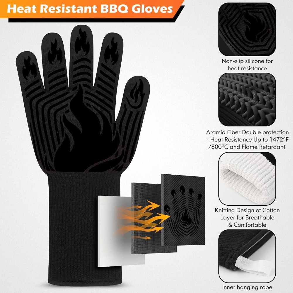 Heat Resistant Glove - 바베큐 장갑, 1472 ° F 내열