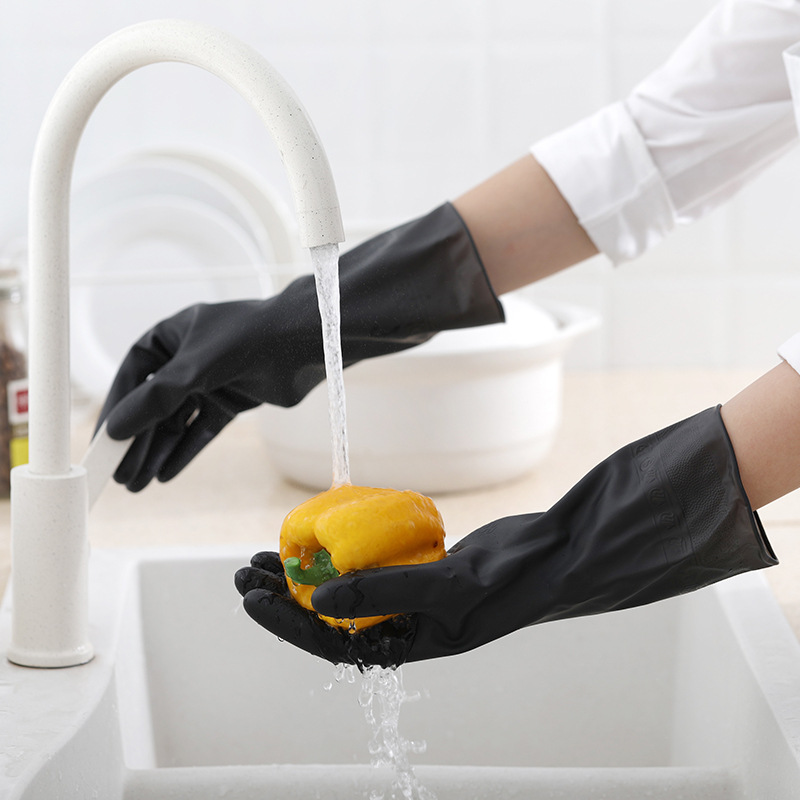가정용 세척 청소 장갑, 블랙 장갑, 정원 주방 접시  - Dish Glove Rubber 리뷰 및 가격