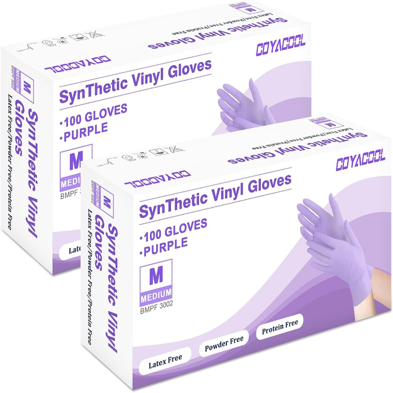 50/100pcs 보라색 니트릴 장갑 일회용 파우더 프 - Exam Glove Nitrile 리뷰 및 가격