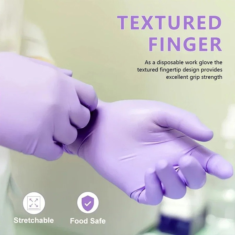 50/100pcs 보라색 니트릴 장갑 일회용 파우더 프 - Exam Glove Nitrile 리뷰 및 가격