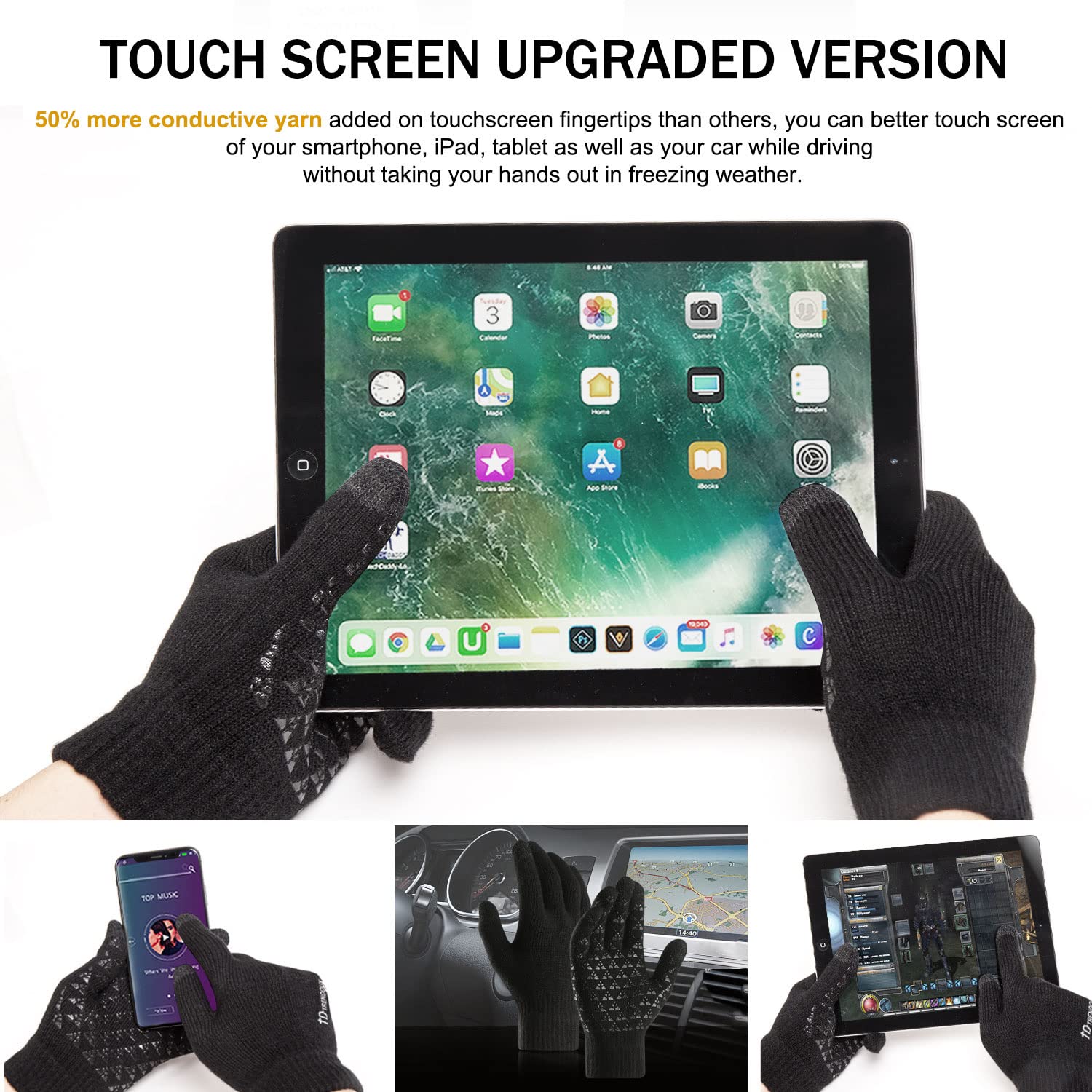 1-5Pairs 겨울 야외 스포츠 러닝 장갑 따뜻한 터 - Magic Touch Glove 리뷰 및 가격