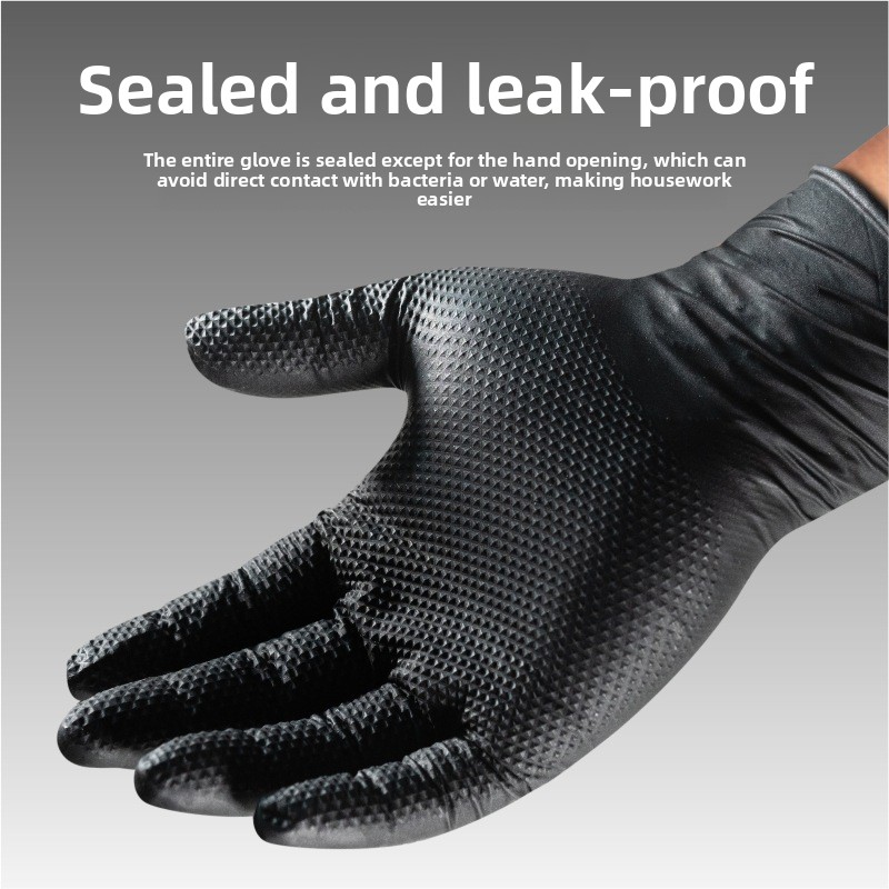 헤비 듀티 다이아몬드 패턴 니트릴 장갑 두꺼운 내마모성 - Nitrile Mechanic Glove 리뷰 및 가격