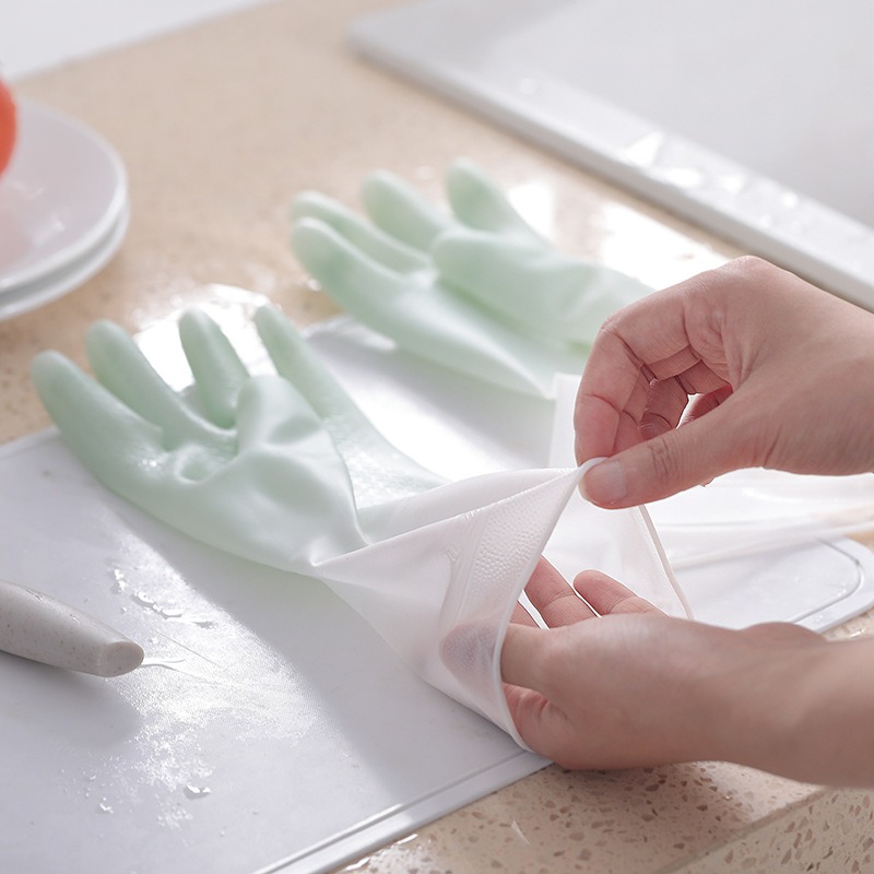PVC 이중 색상 설거지 장갑, 특대형 방수 고무 주방 - Dish Glove Rubber 리뷰 및 가격