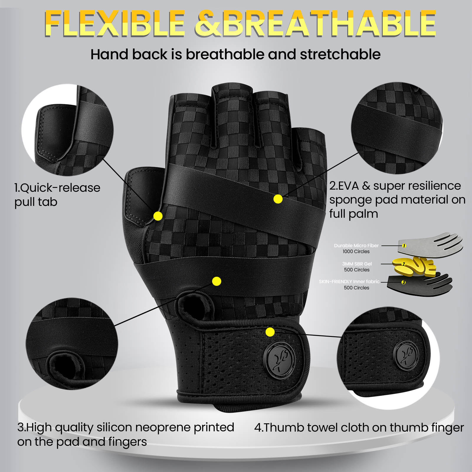 남성용 헬스 장갑, 다용도 통기성 젤 웨이트 리프팅 장 - Workout Glove Gym 리뷰 및 가격