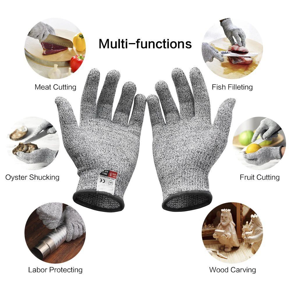 레벨 5 HPPE 건축용 절단 방지 장갑 주방 정원용  - Cut Resistant Glove 리뷰 및 가격