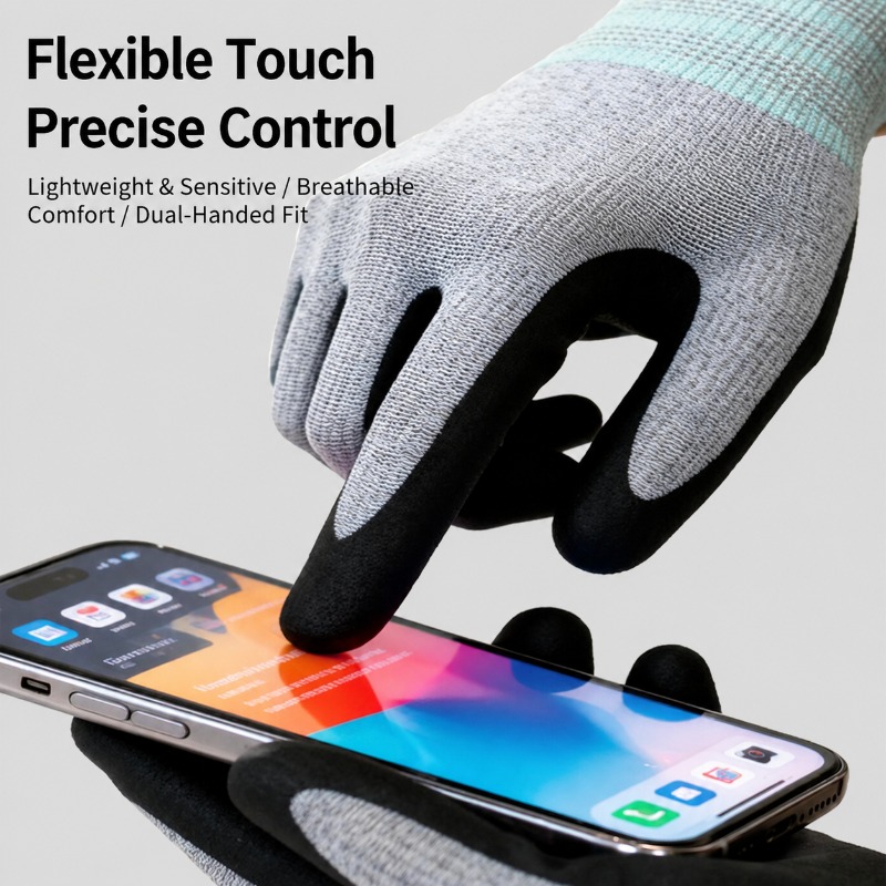 15게이지 폴리에스터 니트릴 코팅 작업용 장갑, 기름  - Nitrile Mechanic Glove 리뷰 및 가격