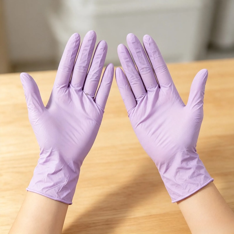 50개입 니트릴 검진용 장갑 일회용 퍼플 라일락 장갑  - Exam Glove Nitrile 리뷰 및 가격