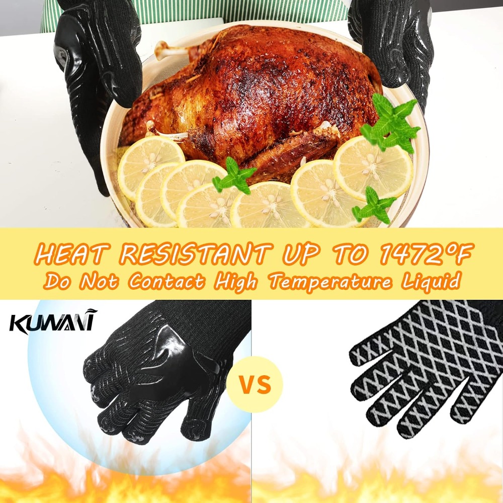 바베큐 장갑, 1472 ° F 내열 장갑, 내화 장갑, - Heat Resistant Glove 리뷰 및 가격